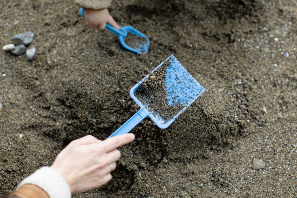 Digging In The Sand At The Beach Is No Longer Fun